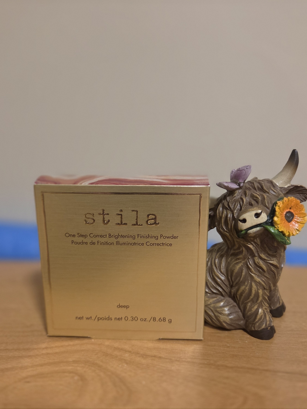 stila Deep One Step Correct Brightening Finishing Powder - Gold Box